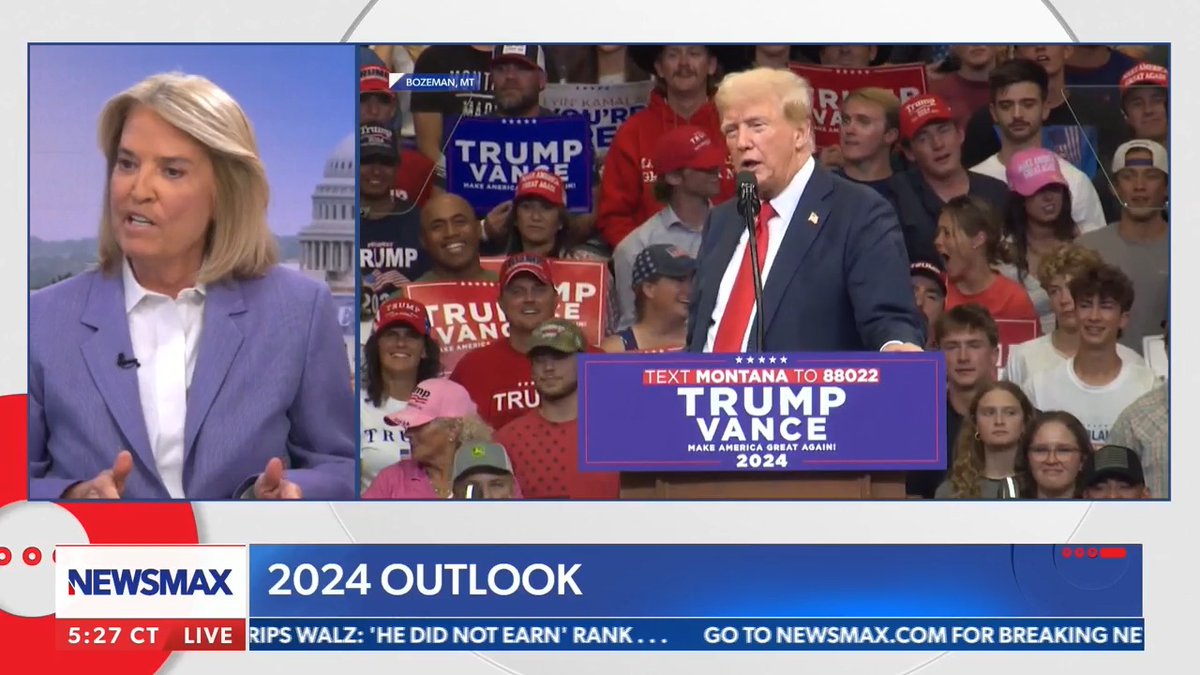 Newsmax host: Trump is taking the bait when talking about crowd sizes instead of focusing on actual issues that Americans care about