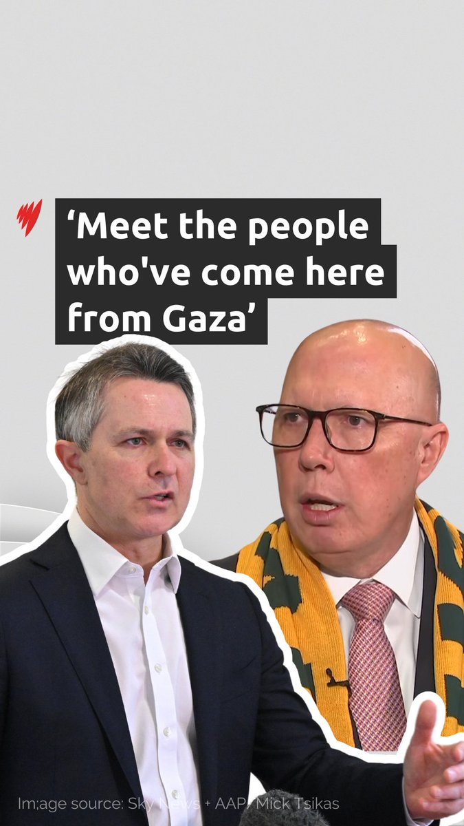 Peter Dutton says people fleeing Gaza should not be coming to Australia. Labor minister Jason Clare tells Dutton to come to his electorate and meet those who have fled. Read more: