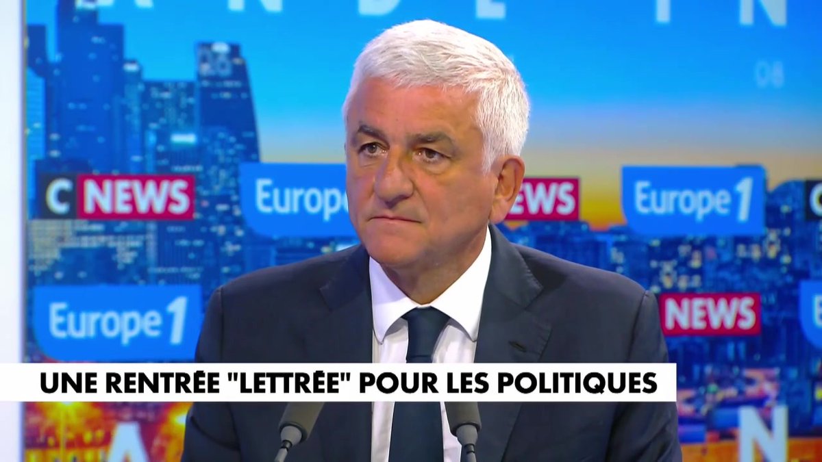 "Il n'y a pas de discussion possible avec le Rassemblement national", indique Hervé Morin, président de la Région Normandie et ancien ministre de la Défense #LaGrandeInterview #Europe1