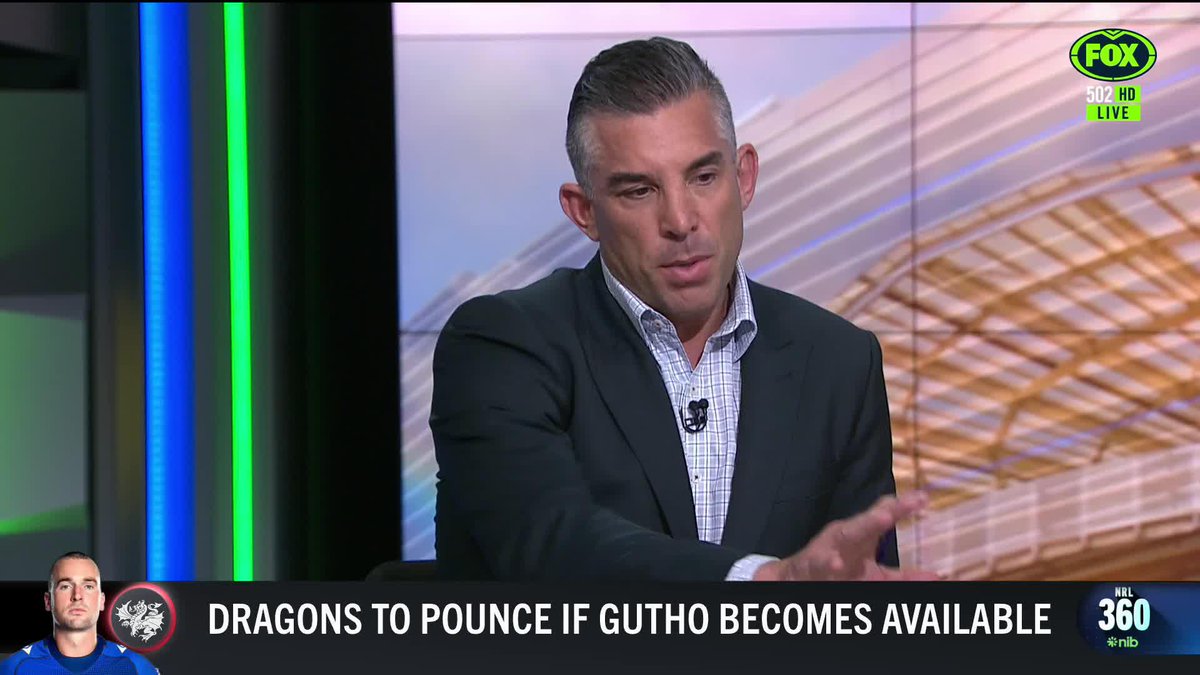 James Hooper believes the Dragons are going to make a play for Clint Gutherson...👀 📺Watch #NRL360 on Foxtel CH 502 or stream on Kayo Sports