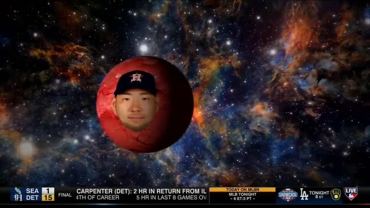 Houston, we're back. #MLBCentral is in Mission Control! 🚀 Mark DeRosa | Lauren Shehadi | Robert Flores | @Astros