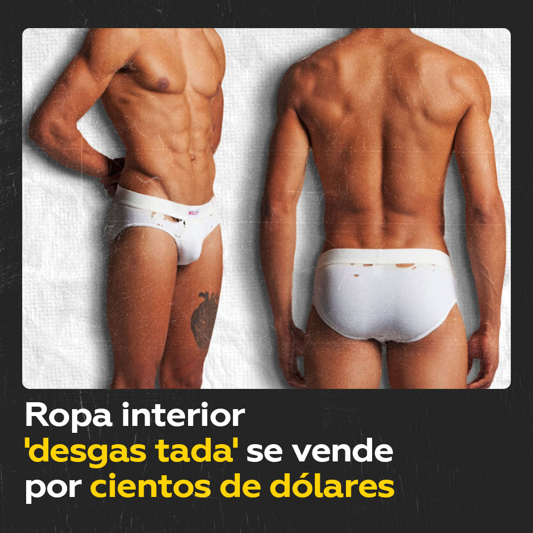 🇺🇸 | La marca de ropa Willy Chavarria creó ropa interior que parece haber sido usada, con hoyos, ‘suciedad’ y hasta manchas amarillas, cuyo precio ronda los 400 dólares.