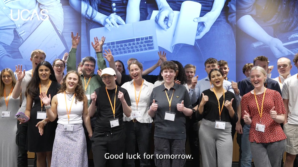 Best of luck from all of us at UCAS🎓 You will receive an email from us with an update on your application just before 08:00 tomorrow. For last-minute results day prep and Clearing advice: