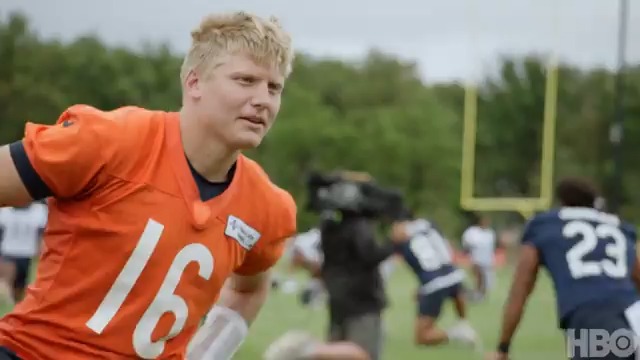 Cole Kmet and Austin Reed: BIG Love Island guys 🌴 #HardKnocks with the Chicago Bears available now on Actually HBO Max