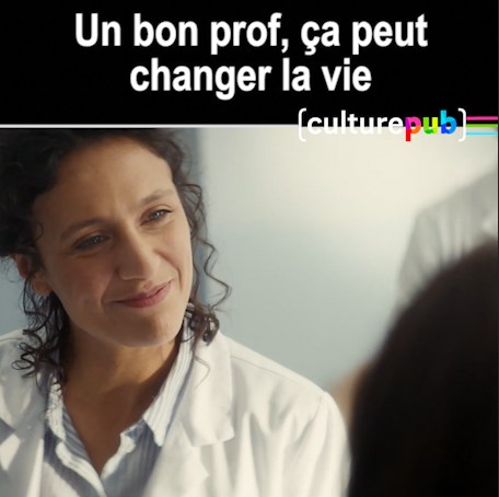 Qui a eu la chance d'avoir un prof comme dans cette pub ? Un spot touchant pour le Ministère Éducation nationale réalisé par l'agence Madame Bovary. #MadeInFrance #Rediff #BestofCpub