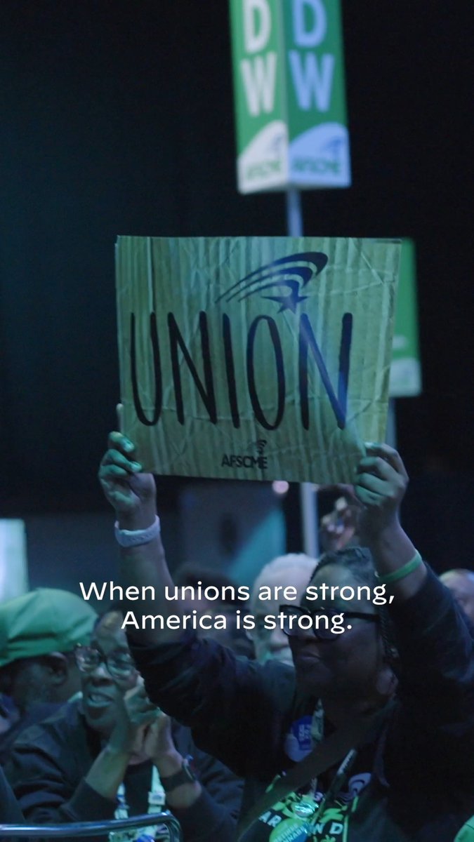 When unions are strong, America is strong.