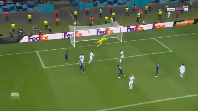كورتوا يتألق ويحرم أتالانتا من التقدم في النتيجة🧤😮 #كأس_السوبر_الأوروبية | #ريال_مدريد_أتالانتا