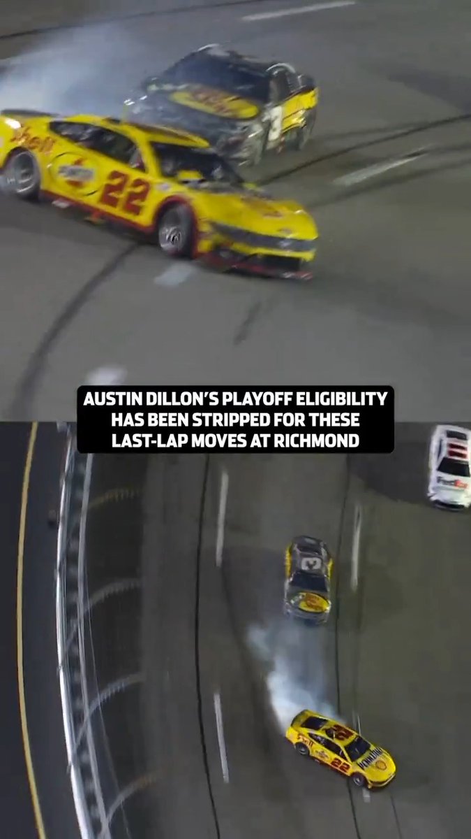 Austin Dillon's win at Richmond will NO LONGER COUNT toward his playoff eligibility. He has also been docked 25 points. Thoughts on the call? #NASCAR