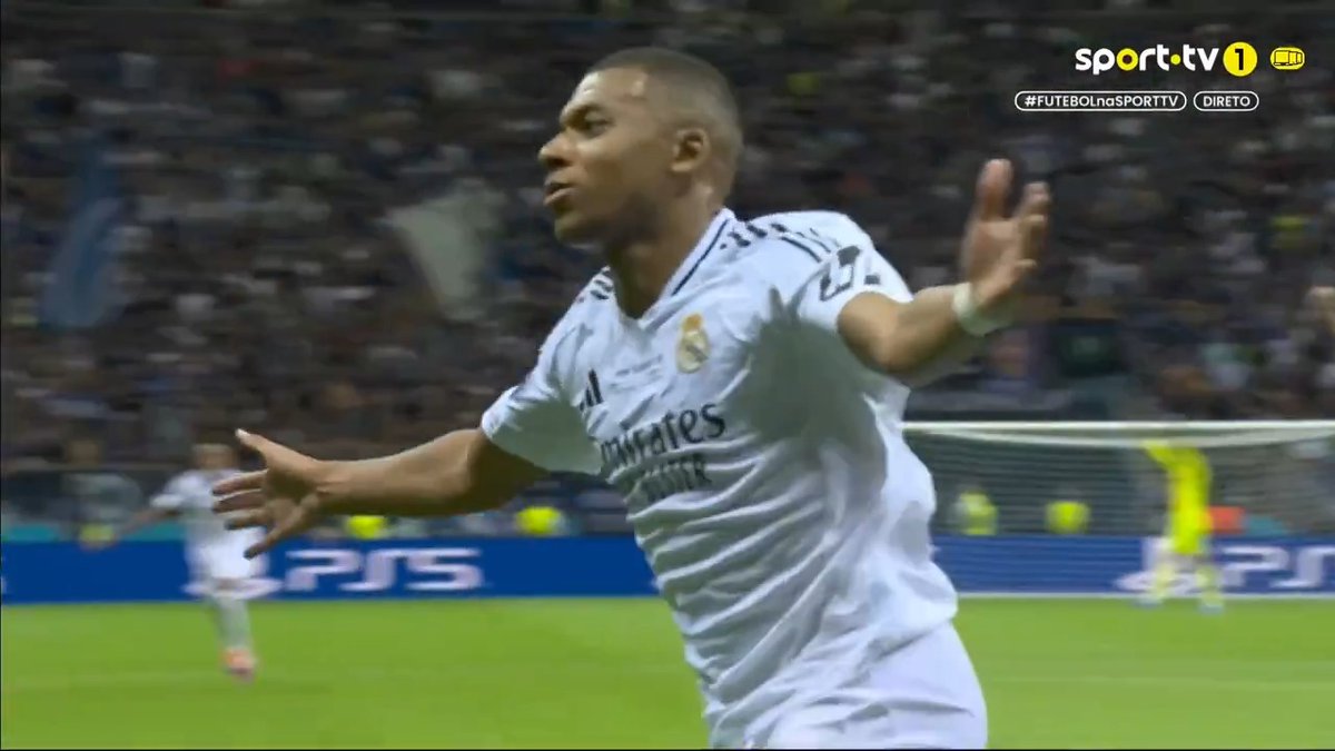 Mbappé marcou na estreia pelo Real Madrid 🔥