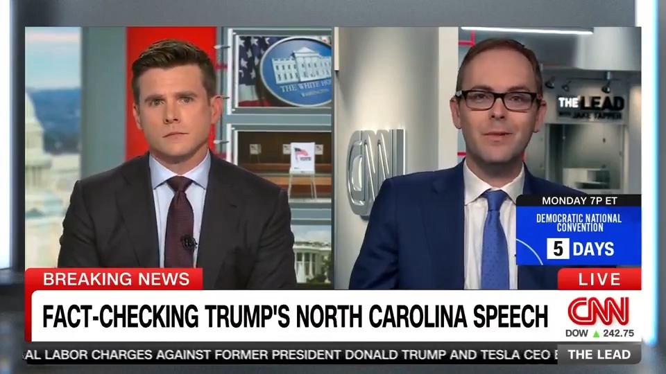 LOVE THIS! CNN just fact checked Donald Trump’s entire speech in North Carolina today. Trump simply can’t stop lying! Every American should see this!