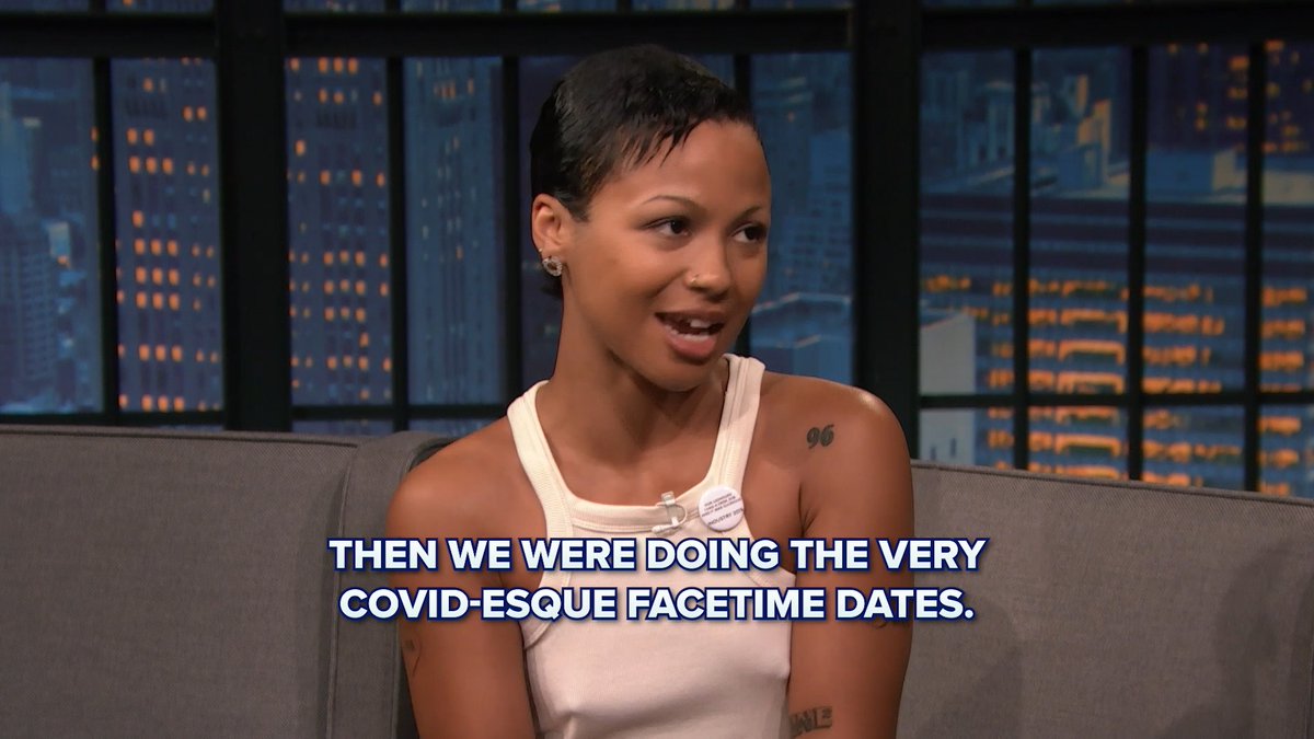 ‘INDUSTRY’ star Myha’la tells the story of how she met her fiancé. (via Late Night with Seth Meyers)