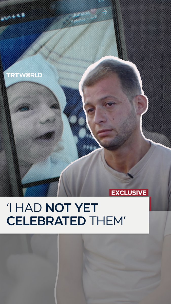 Palestinian father, Mohammed Abu al-Qumsan, tells TRT the tragic story of his fateful trip to obtain his newborn twins’ birth certificates, which ended with him receiving their death certificates instead