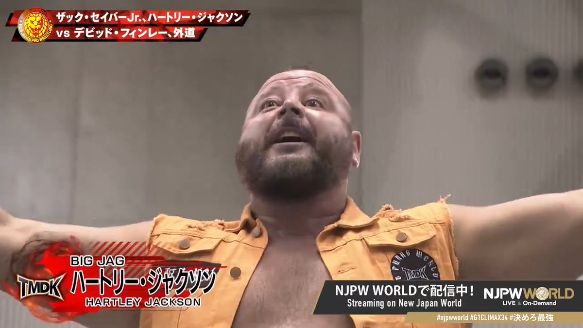 "BIG JAG" Hartley Jackson / ハートリー・ジャクソン Sign up Now &amp; Stay tuned to #njpw #njpwworld #G1CLIMAX34 #決めろ最強