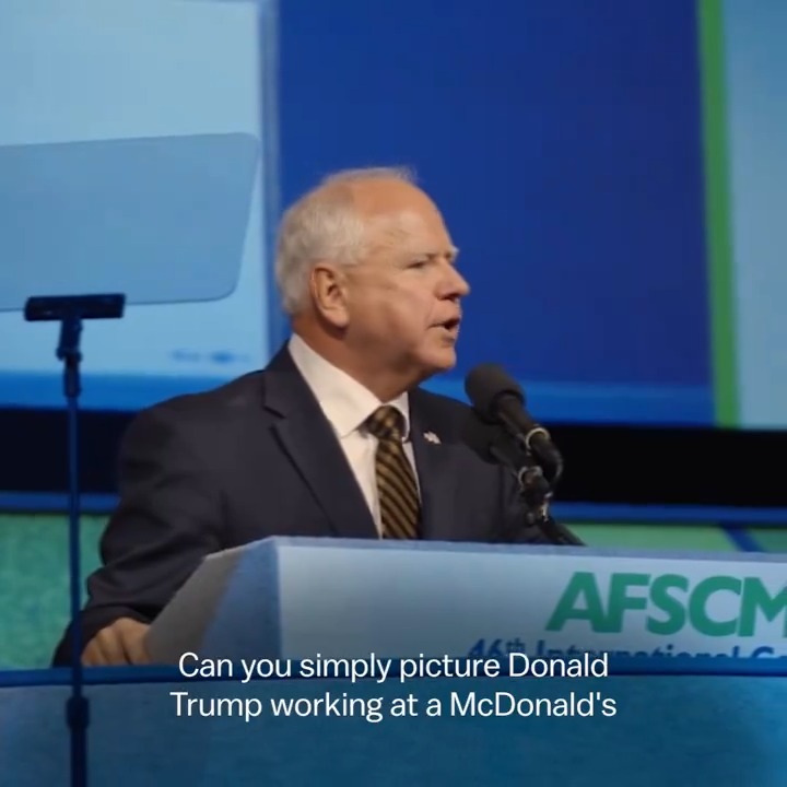 .Kamala Harris grew up in a middle class family and picked up shifts at McDonald’s as a student. Can you picture Donald Trump working at McDonald’s trying to make a McFlurry?