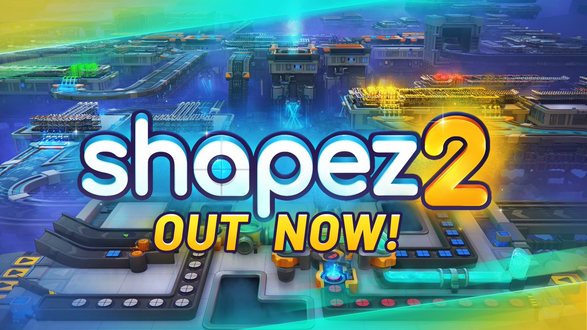 Shapez 2 is OUT NOW in Steam Early Access! Start your own space factory and feed thousands of shapes to the Vortex. Unlock new ways to manipulate shapes, massively expand your factory and connect everything with new transport methods. Check the replies for more information!