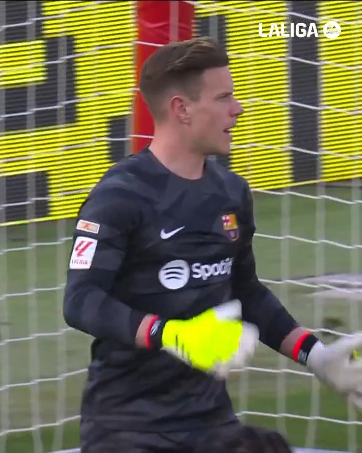©️🌟 el CAPITÁN del FC Barcelona. Marc ter Stegen | #LALIGAHighlights