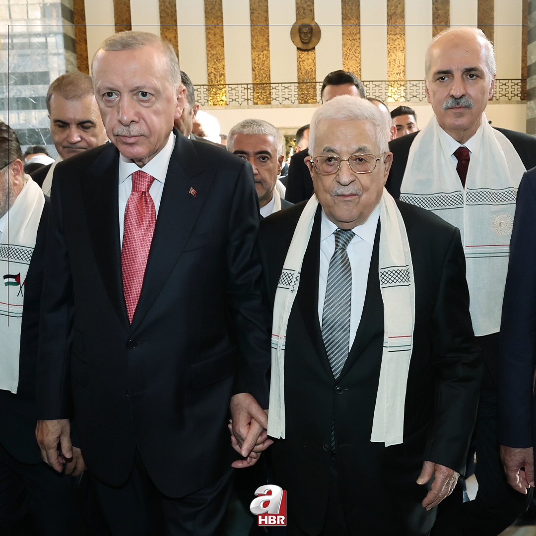 🇹🇷🇵🇸 Başkan Recep Tayyip Erdoğan ve Filistin Devlet Başkanı Mahmud Abbas, TBMM’den ayrıldı.