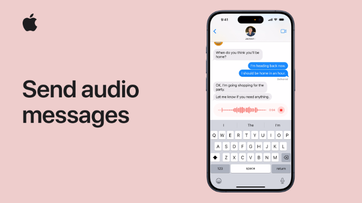 Say it out loud. Here’s how to send an audio message on your iPhone or iPad.