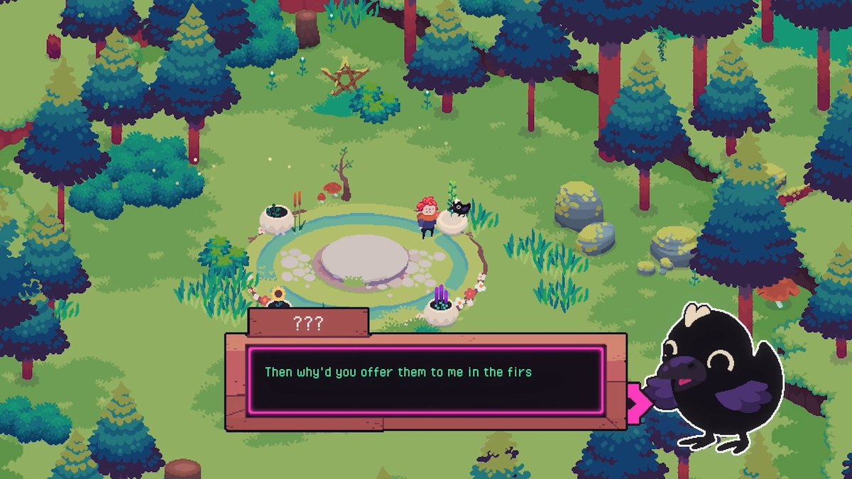 Enchant magical creatures to help grow your farm in Ritual of Raven 🔮 OUT NOW!! 🔮 🌱 Witchy Farming-Sim 👋 Meet quirky characters 🧺 Decorate the farm & world Ready to explore the magical world of Leynia? ✨ Coming 2025! Wishlist Now: