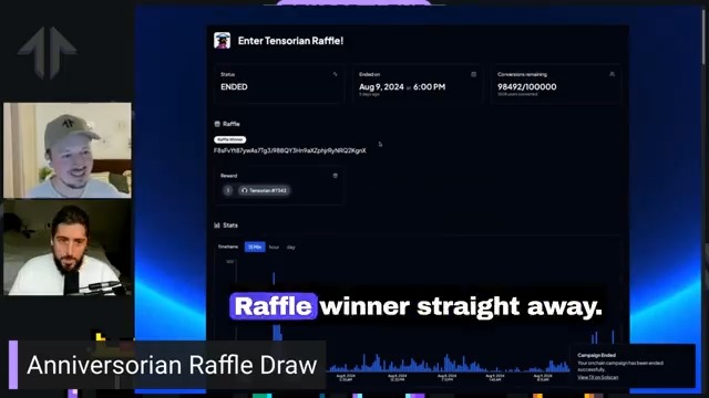 Anniversorian Airdrops! 🪂 Gg to everyone who took part in Anniversorian Week. We've just airdropped TWO additional prizes 👀 The first was our raffle winner, drawn LIVE on our stream with Jakey. Check your wallets for these new prizes 🧵👇
