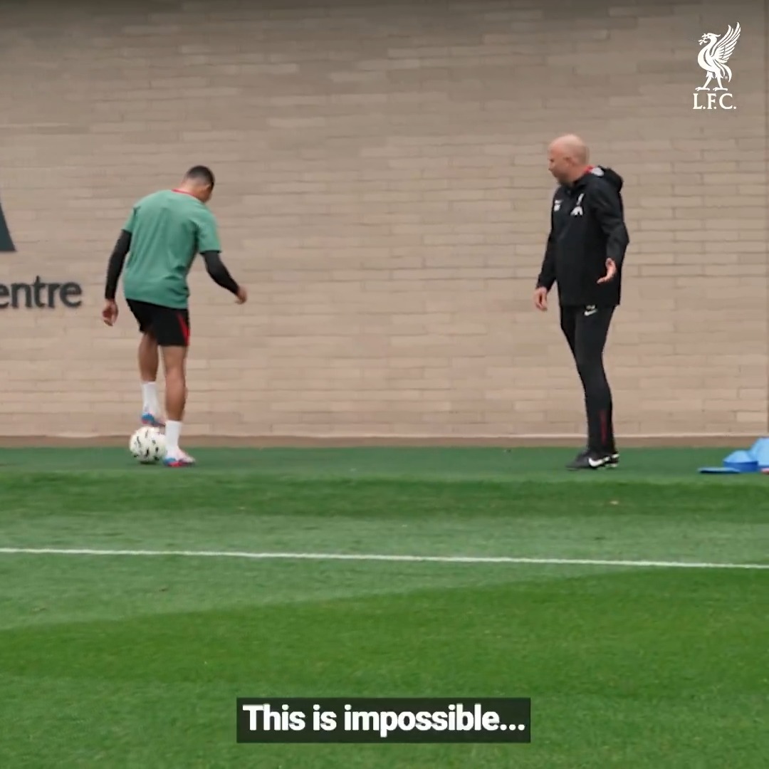 "Nothing's impossible!" Nicely done, Trent Alexander-Arnold 😮‍💨👏