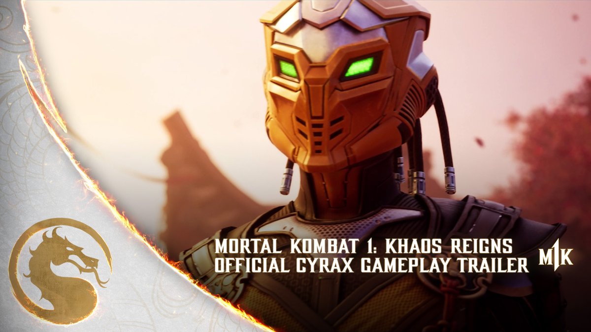 Mortal Kombat 1: Khaos Reigns … Cyrax Game-play and story trailer. Launches Sept 24