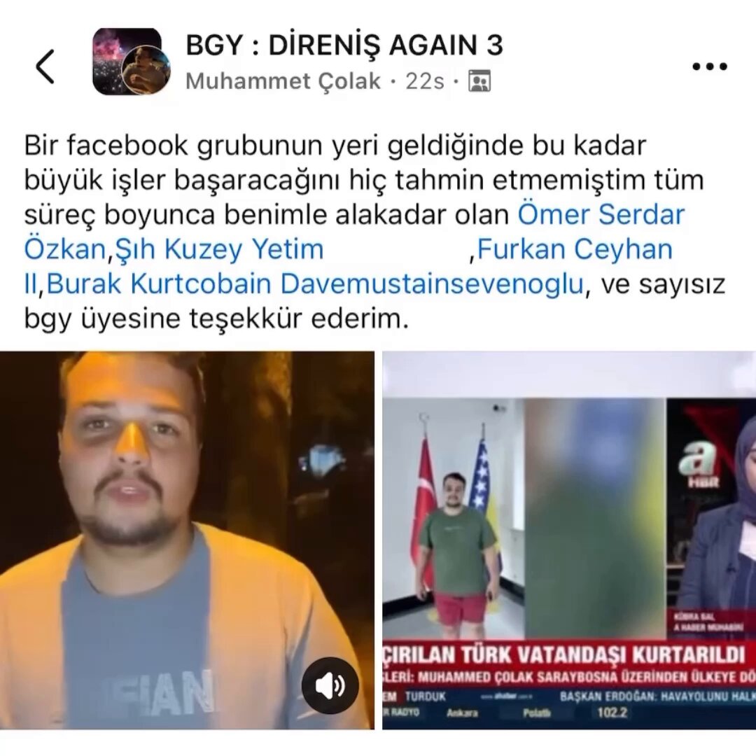Süreç boyunca yanımızda olan herkese sonsuz teşekkür ederiz. Muhammet’in işlemleri sonlandı, tekrar sağlıklı ve güvenli şekilde aramızda…