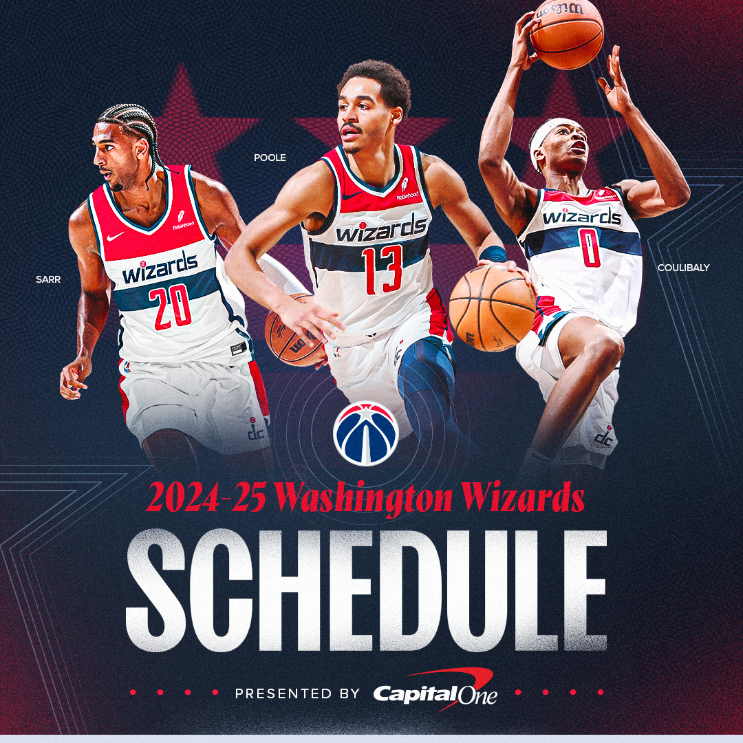 Got some help from the Jr. Wizards for this year's schedule release 🤣 🗓️ pres. by Capital One