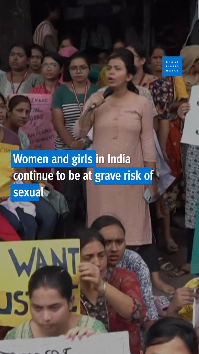 Thousands of Indians have taken to the streets to protest the rape and murder of a doctor in a government hospital in Kolkata city last week. Women and girls in India have the right to live and work without fear for their safety.