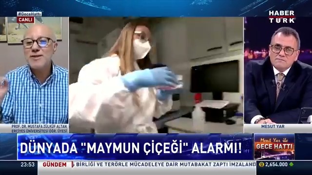 Dünyada "Maymun Çiçeği" alarmı... Salgınlardan kendimizi nasıl koruruz? Prof. Dr. Mustafa Zülküf Altan #GeceHattı'nda Mesut Yar'a anlattı.
