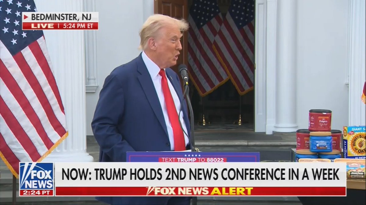 Trump spends 45 minutes confusedly rambling instead of taking questions at his so-called press conference: “I haven't seen Cheerios in a long time”