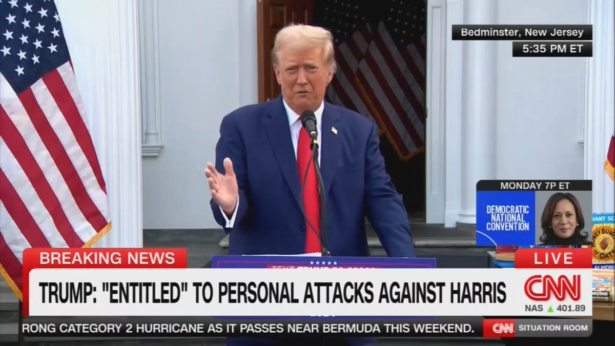 Trump: Kamala Harris called me weird. She called JD weird. He’s not weird!