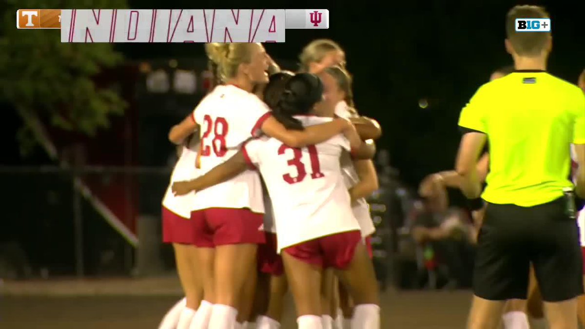 49’ | Hoosiers strike first! 💥 #IUWS 1, Tennessee 0