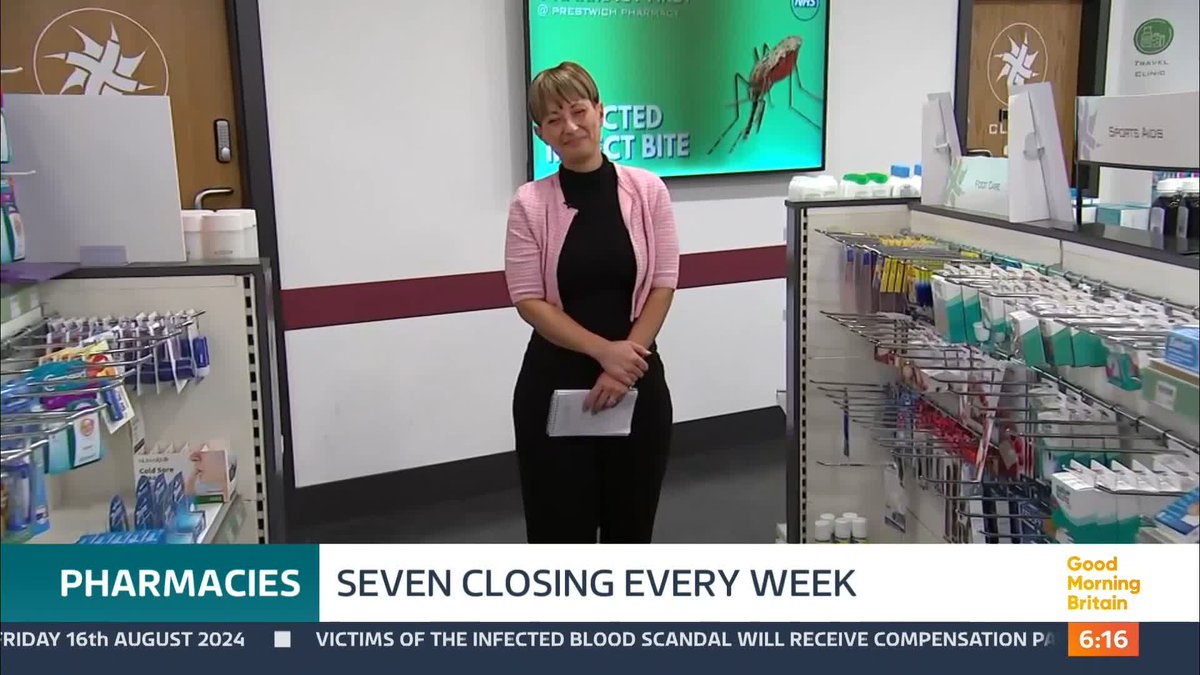 The number of pharmacies in England could fall below 10,000 for the first time in almost 20 years, according to industry leaders. The increased cost of medicines and cuts in pharmacy budgets mean they are currently closing at the rate of 7 every week. Katy Rickitt reports.