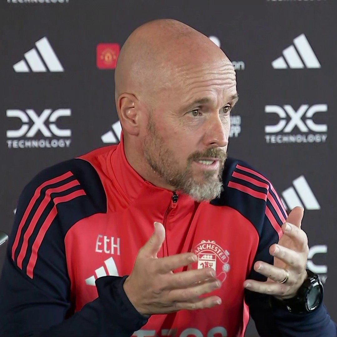 "The team is not ready but we have to deal with it" 🗣️ Erik ten Hag explains why Man United are not 100% ready for the start of the new season 🔴