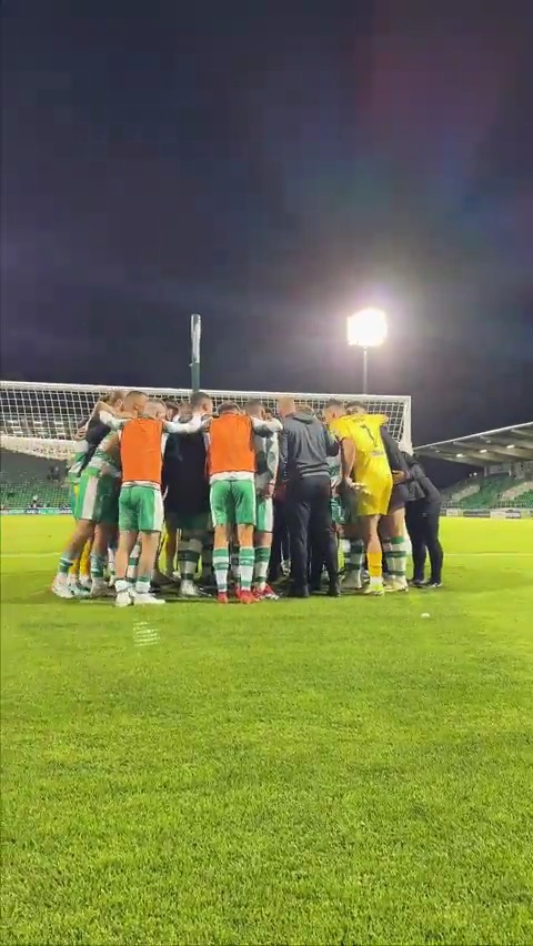 What a team. What a club. What a night. 💚 #RoversInEurope