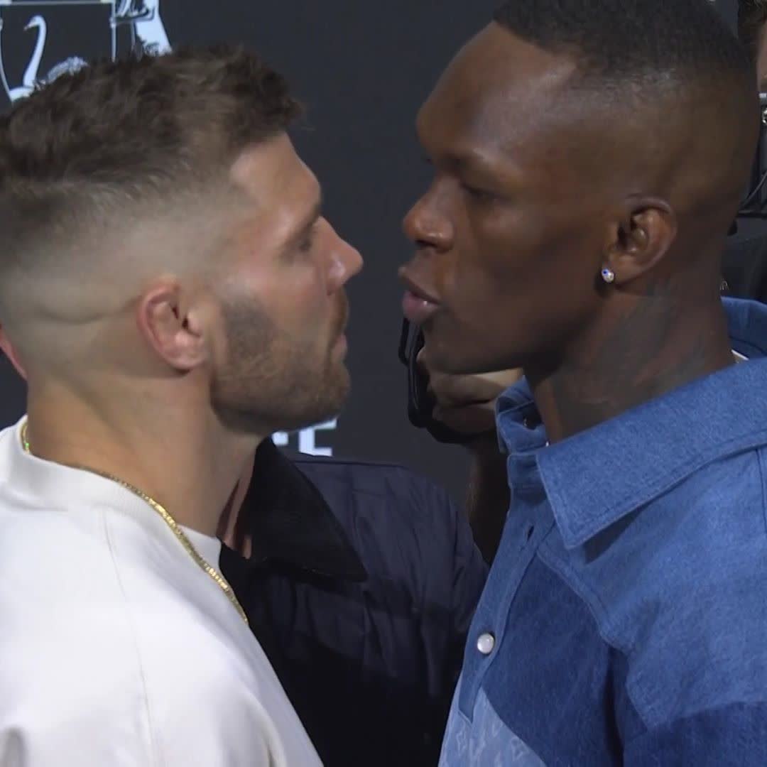 DU PLESSIS vs ADESANYA 🔥 Yüzleşme #UFC305