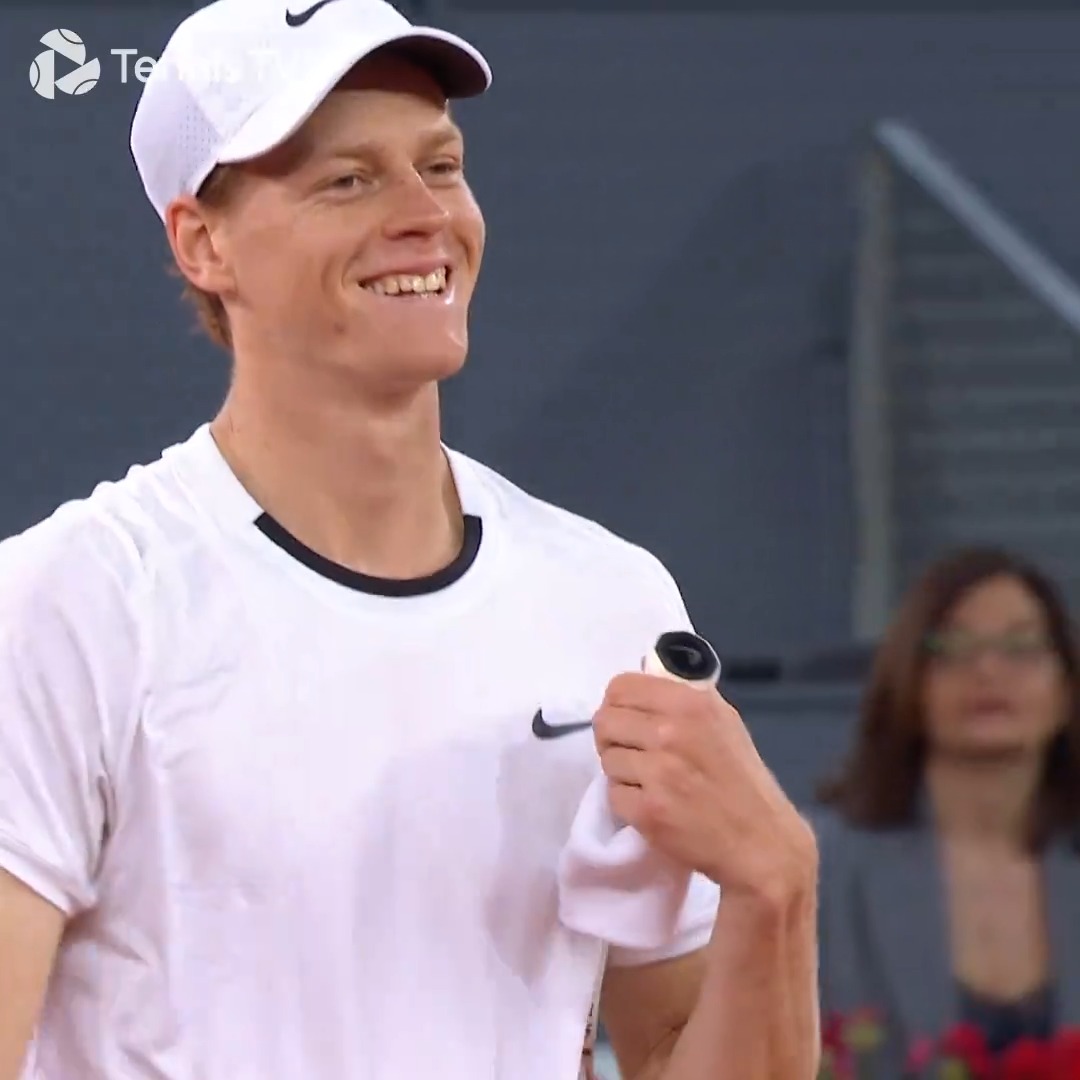 Smiling his way to the top 😊 Happy 23rd birthday to our World No. 1, Jannik Sinner!