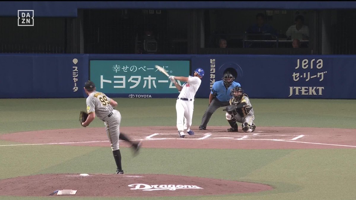 / それは君が見た光 \ スタメン起用に応える #川越誠司 移籍後初アーチ ⚾プロ野球(2024/8/16) 🆚 中日×阪神 📱Live on DAZN #DAZNプロ野球 #dragons