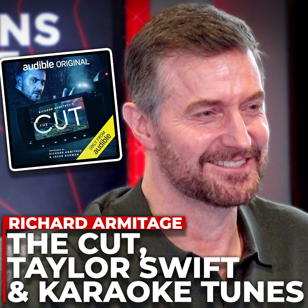 Richard Armitage reveals his scary A.I. predictions & his ACTUAL karaoke choice 👀🎶 He joined @AngelaScanlon, the morning after Taylor Swift, to chat all about his new audiobook 'The Cut' on the Chris Evans Breakfast Show ⤵️ Richard Armitage #RichardArmitage