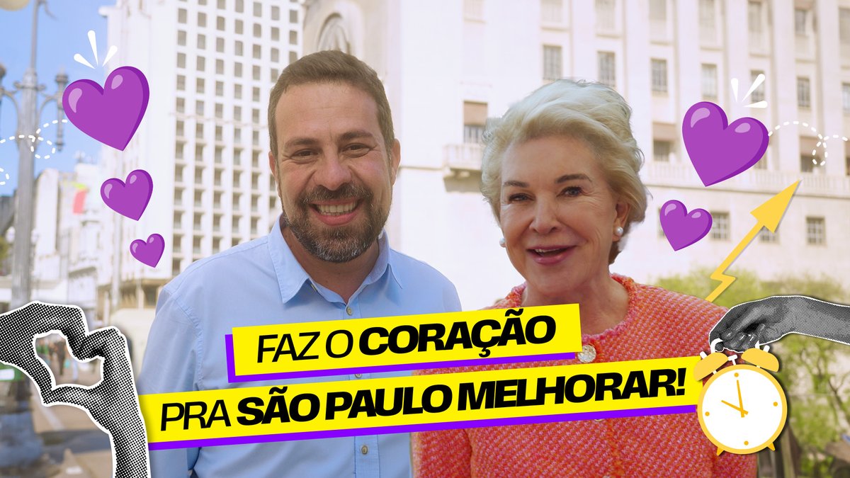 Com coragem e experiência, chegou a hora de fazer o que tem de ser feito e mudar o que tem de ser mudado para São Paulo melhorar. Eu e Marta contamos com você!