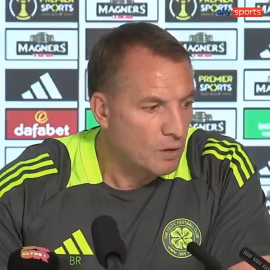 🗣️ "𝗜𝘁 𝗶𝘀 𝗻𝗼𝘁 𝗮 𝗖𝗲𝗹𝘁𝗶𝗰-𝗥𝗮𝗻𝗴𝗲𝗿𝘀 𝘁𝗵𝗶𝗻𝗴, 𝘁𝗵𝗶𝘀 𝗶𝘀 𝗮 𝗥𝗮𝗻𝗴𝗲𝗿𝘀 𝘁𝗵𝗶𝗻𝗴." Brendan Rodgers with a passionate response to the news there will be no away fans at the first two Old Firm league games this season ⤵️