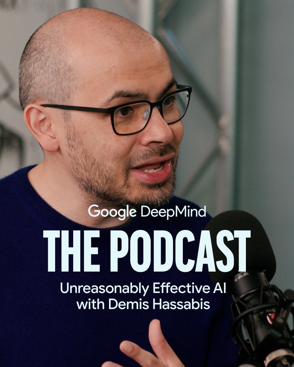 “I’d love wormholes to be possible.” 🌀 In episode 1 of Google DeepMind: The Podcast, Demis Hassabis joined host Hannah Fry to discuss the potential for AGI to explore the quantum world, probe the Planck scale, and perhaps even discover wormholes. 🤯 →