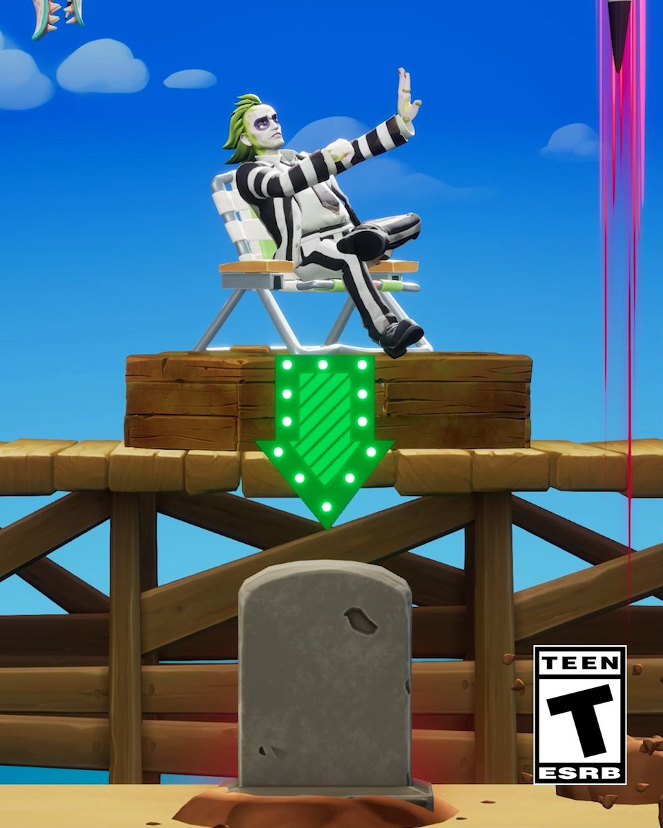 Beetlejuice is DEAD set on a vacation in the next Rift. #MultiVersus