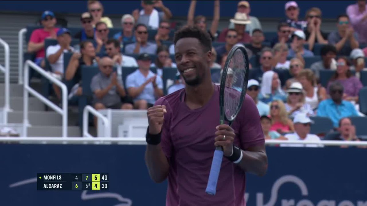 ¡GAEL MONFILS ELIMINÓ A ALCARAZ DE #CINCINNATI! 🇫🇷🔥