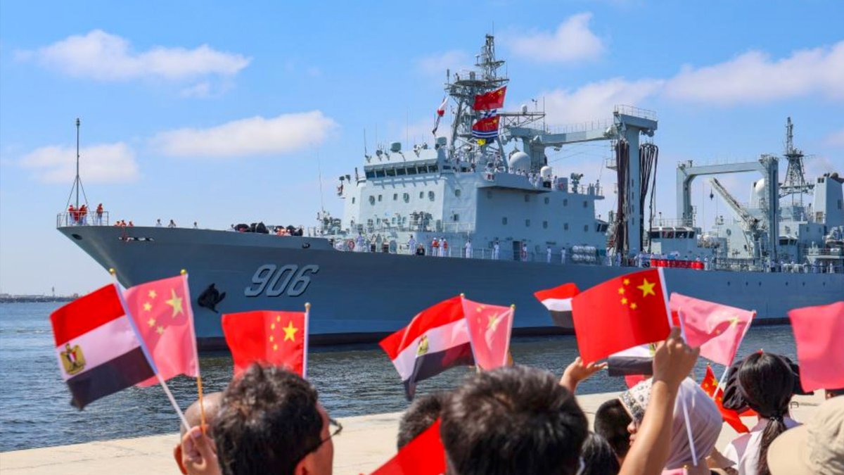 Chinese warships on five-day visit to Egypt