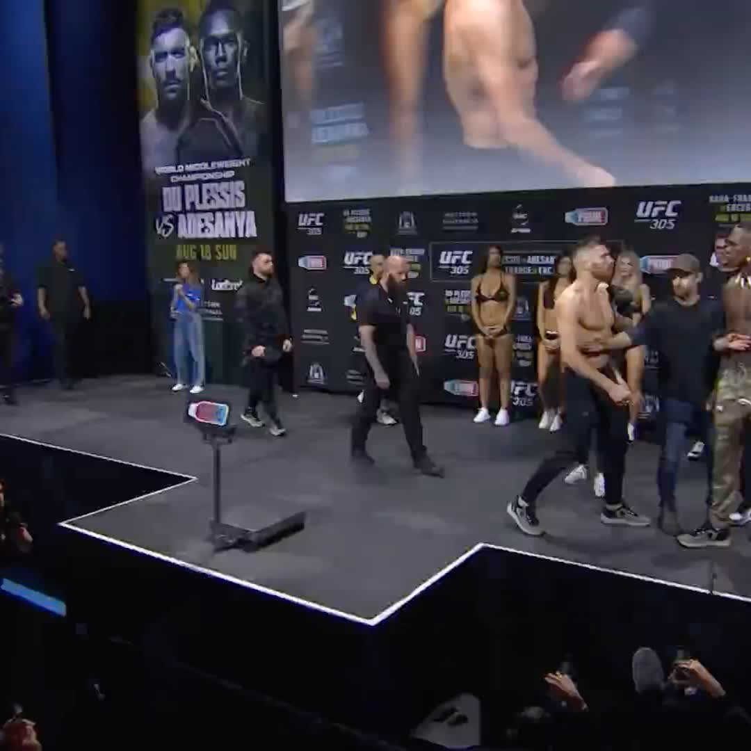 Pelea ESTELAR a 5 rounds o menos #UFC305 ๐ Dricus Du Plessis ๐ฟ๐ฆ vs. Israel Adesanya ๐ณ๐ฌ
