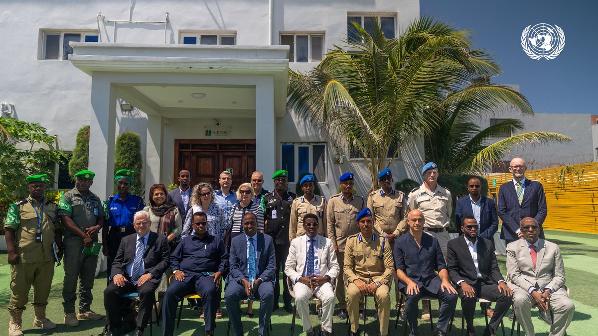 A professional #police service is a key part of society - in #Somalia, United Nations Police officers from around the world support developing Somali Police Force in areas ranging from strategic planning to #humanrights. Watch this video for more!