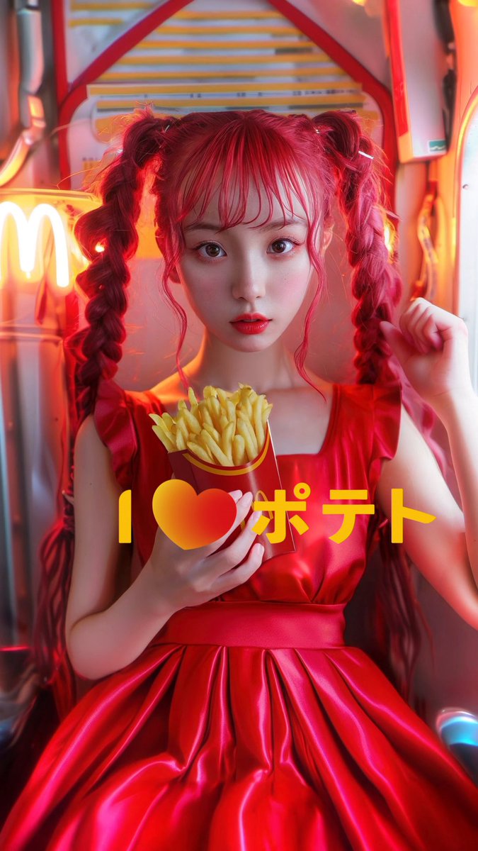 AI♡ポテト #月曜からポテトML250円 #AIラブポテト ※タップしてご覧ください