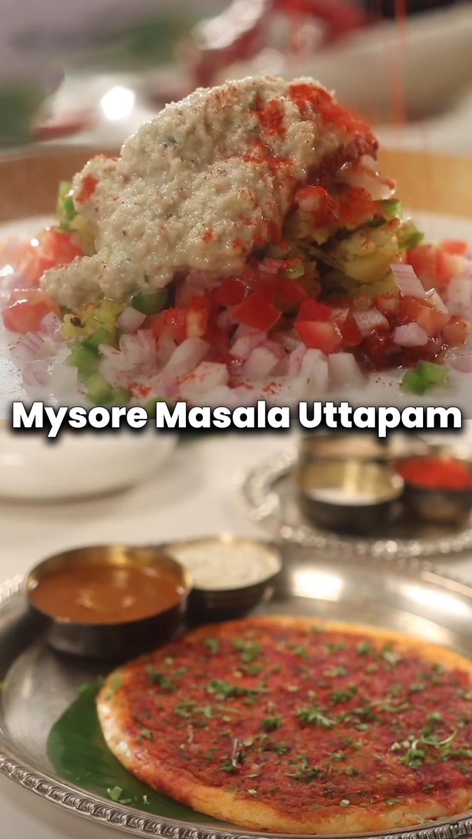 Craving South Indian food? Then our 'Mysore Masala Uttapam' brings all the flavors you love, with a spicy kick! 😋👌 #SanjeevKapoor #SanjeevKapoorKhazana #Monsooncraving #mysoremasalauttapam #southindiancuisine #uttapam #spicyfood #indianbreakfast